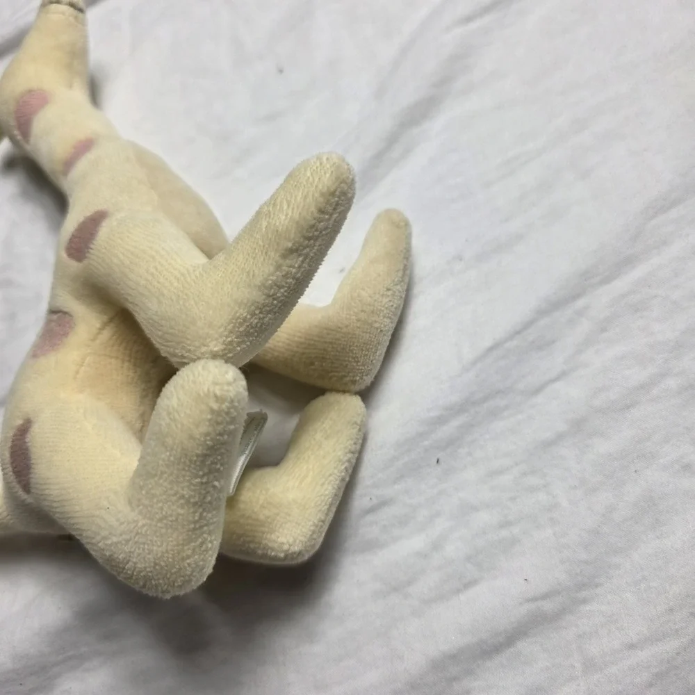 Carter's John Lennon 1999 Real Love Giraffe Pink Hearts Rattle Plush
